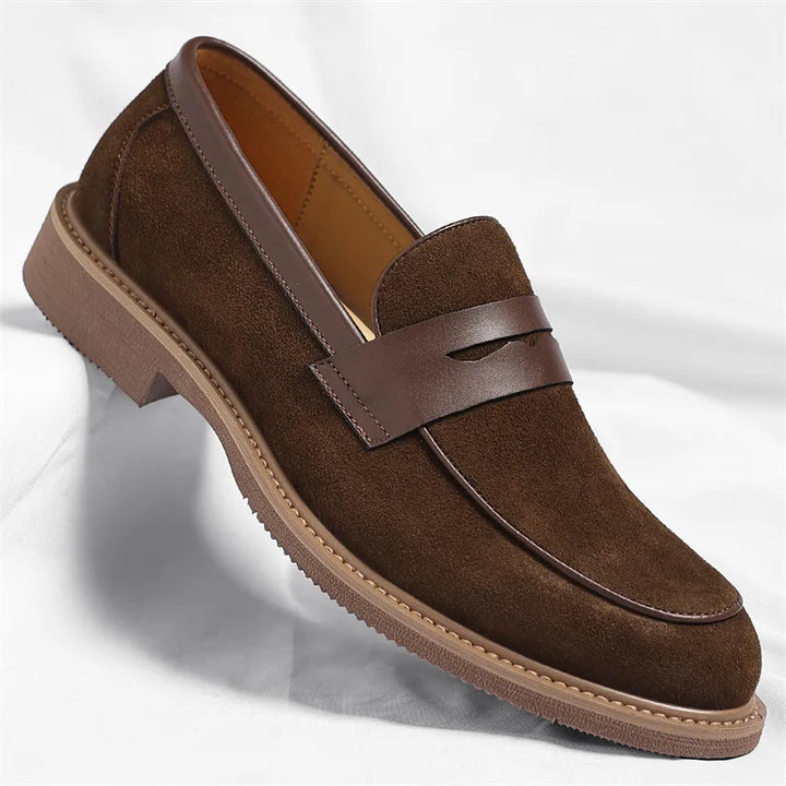 Joshua Suede Slip-On Loafers