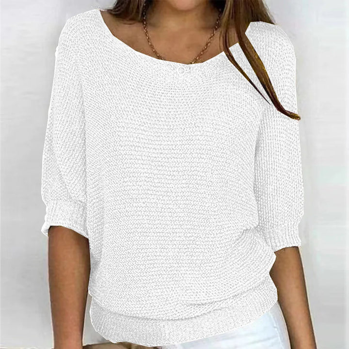 Yolanda Ribbed Cuff Knit Top