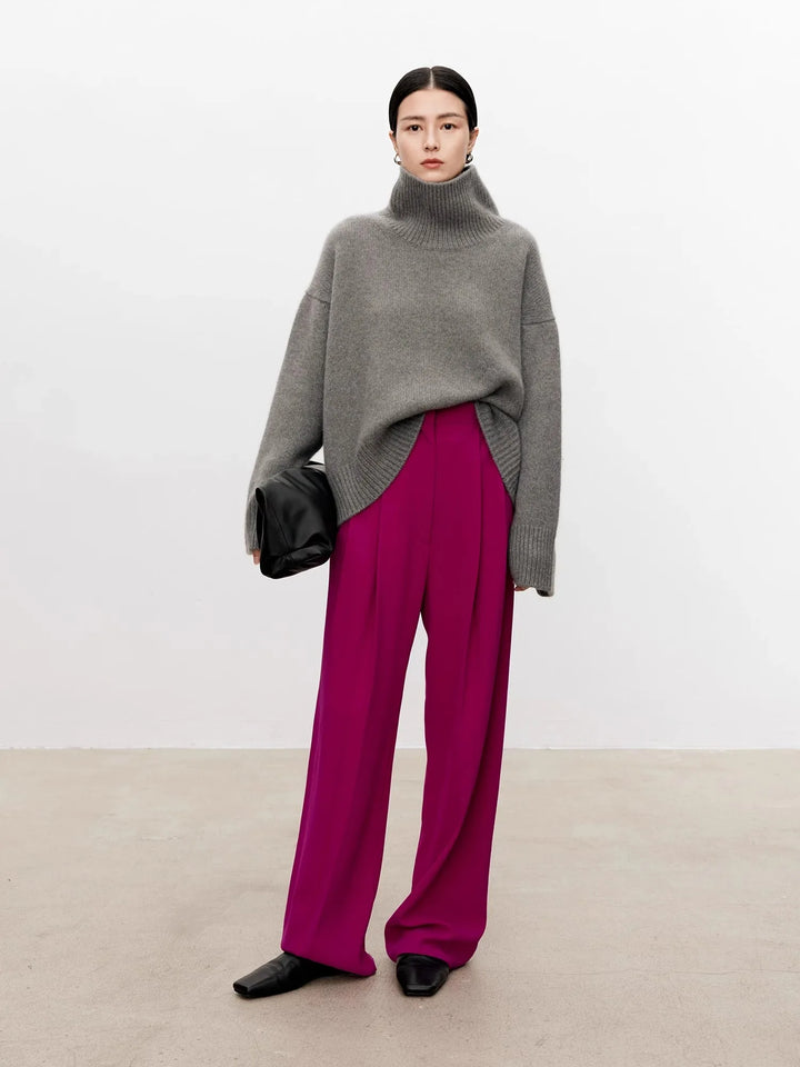 Guinevere Turtleneck Cashmere Pullover