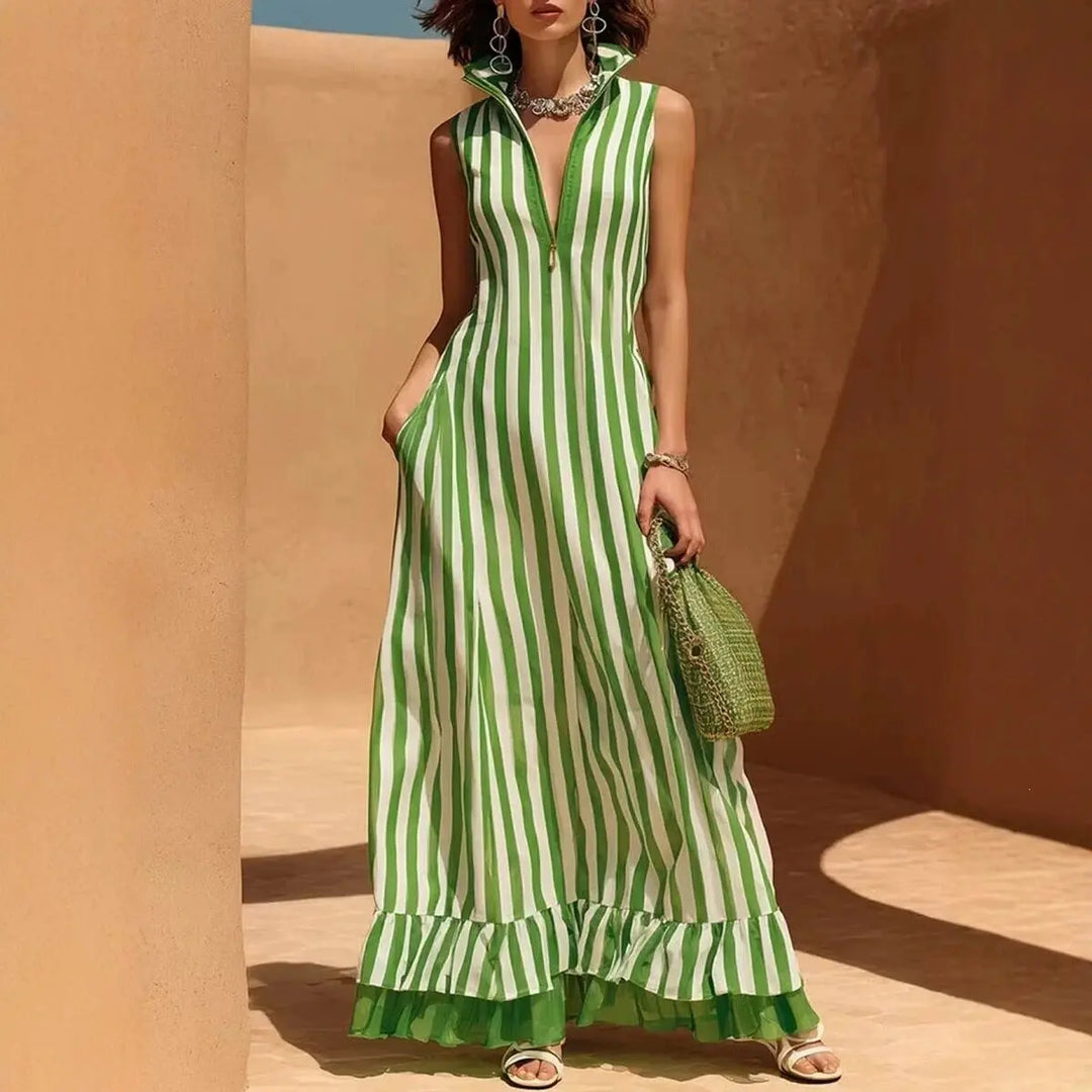 Juliette Striped Maxi Dress