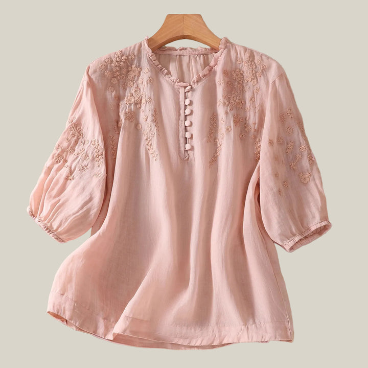 Whitney Floral Embroidered Blouse
