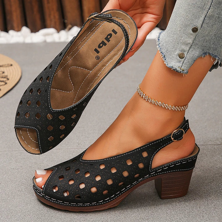 Maisie Orthopedic Peep Toe Sandals