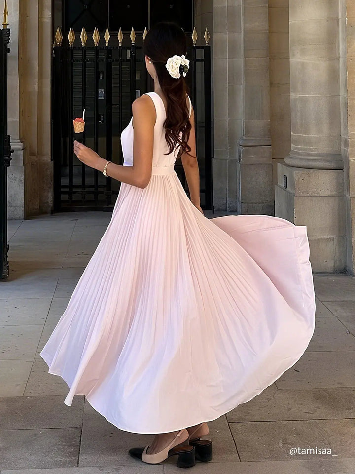 Celestine Pleated Wedding Guest Dress