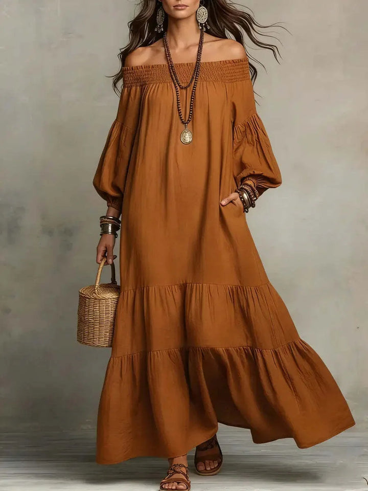 Willa Off Shoulder Maxi Dress