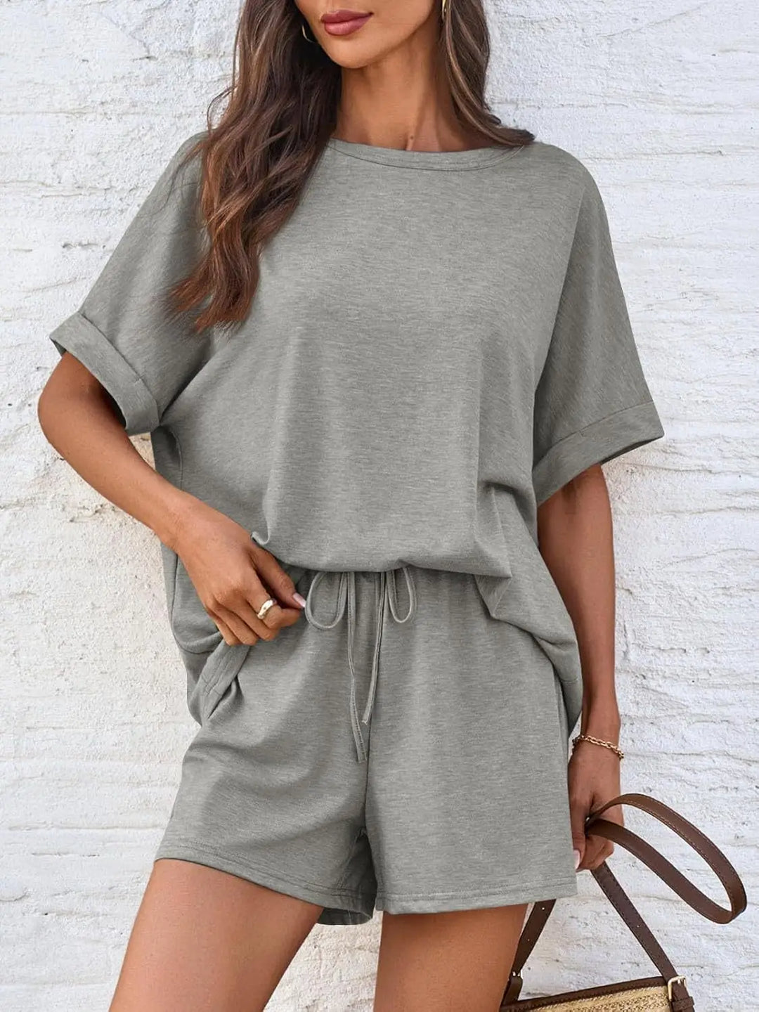 Quinn Casual Lounge Shorts Set