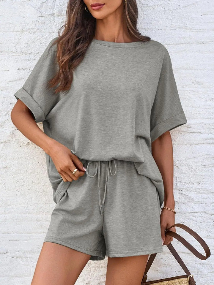 Quinn Casual Lounge Shorts Set