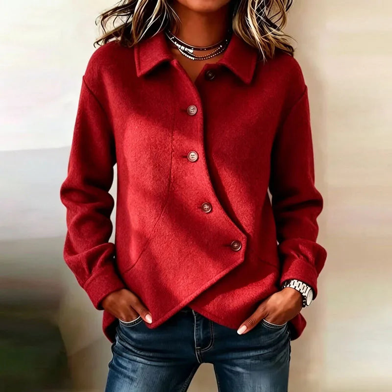 Tessa Velvet Button Jacket