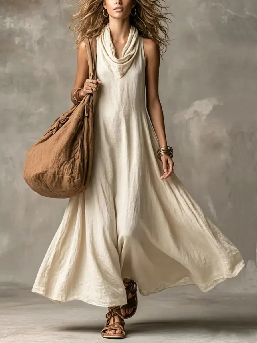 Isadora Cowl Neck Maxi Dress