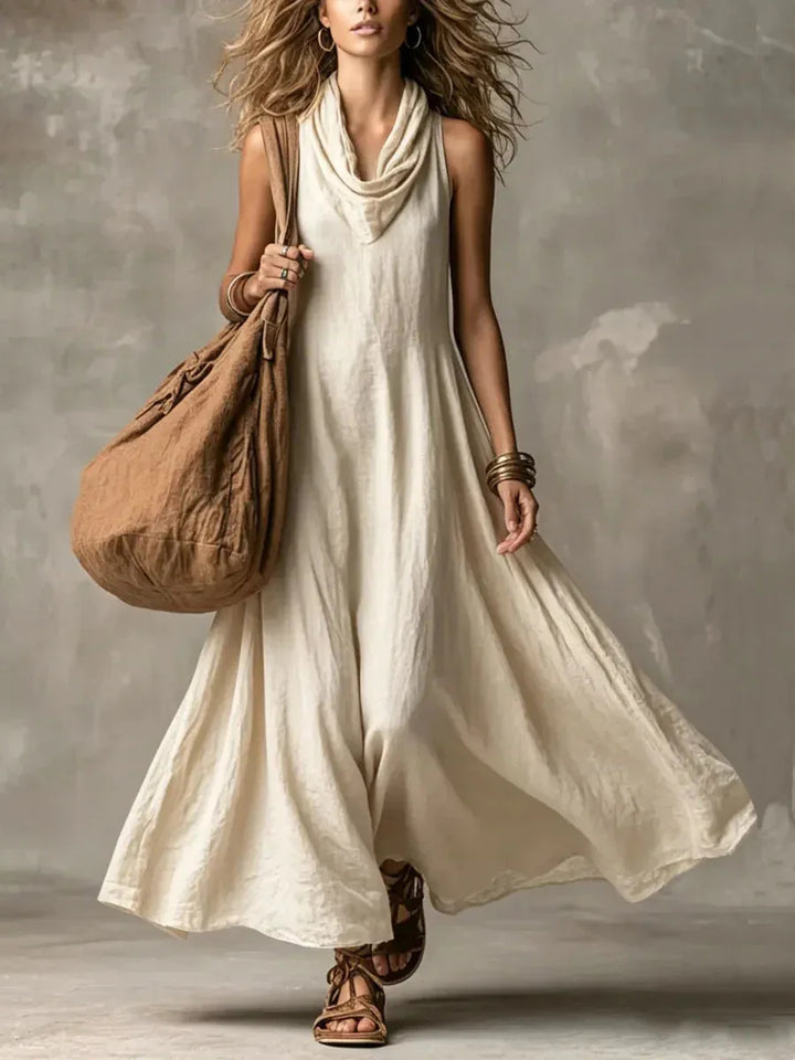 Isadora Cowl Neck Maxi Dress