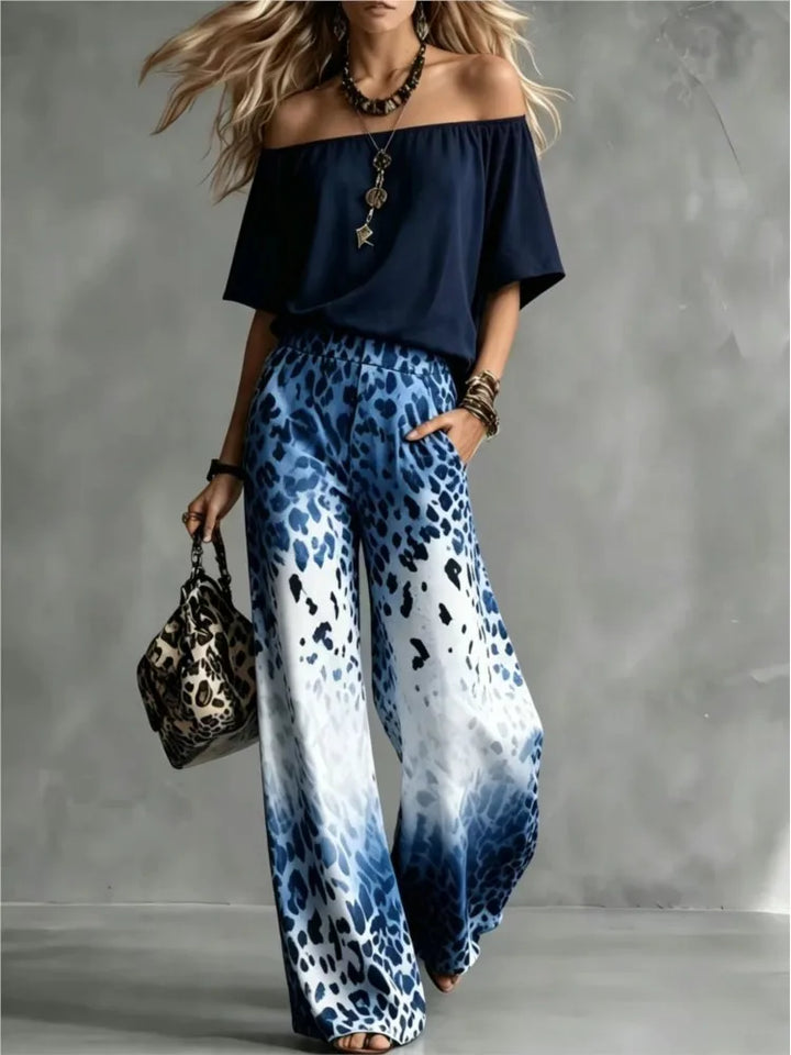 Zara Off Shoulder Trouser Set