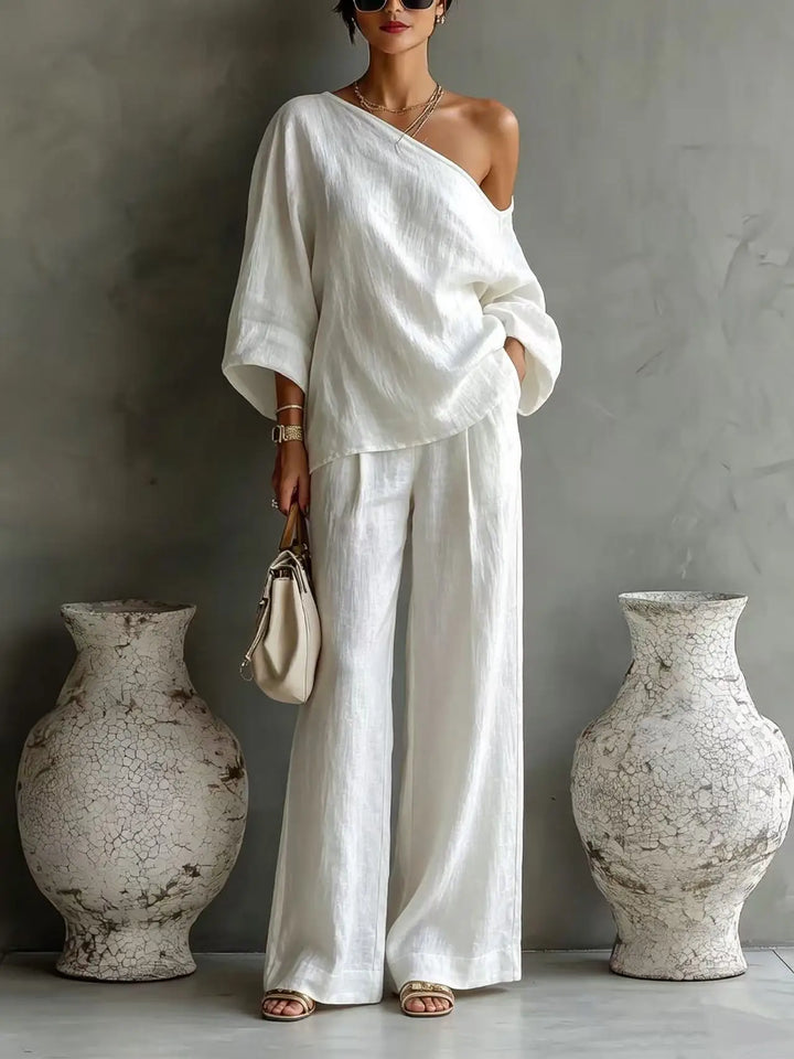 Thea One Shoulder Matching Set
