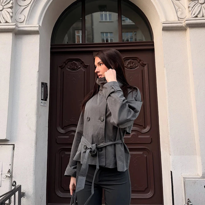 Marisol Double Breasted Trench