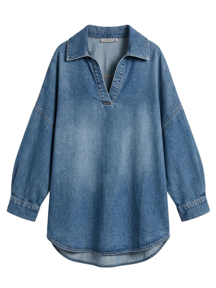 Delphine Washed Denim Shirt