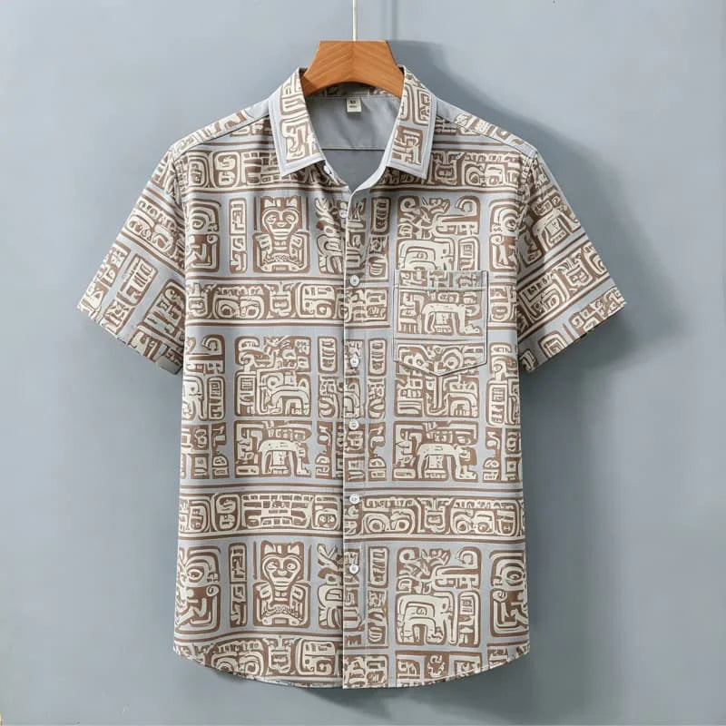 Jacob Tribal Print Shirt