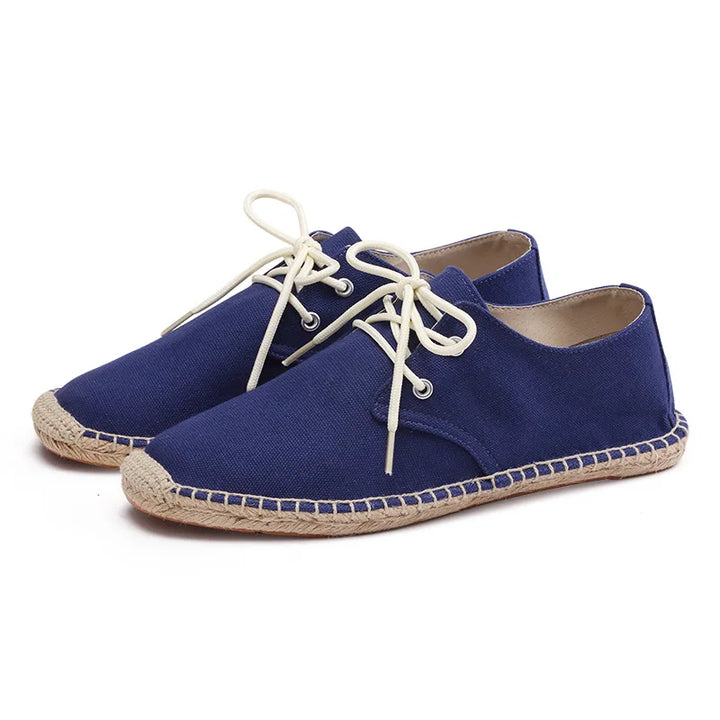 Declan Canvas Lace Up Espadrilles