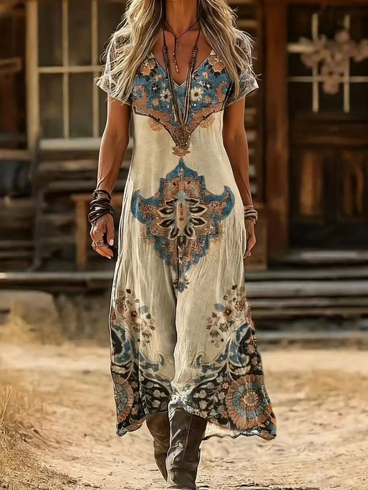 Mira Tie Dye Maxi Dress