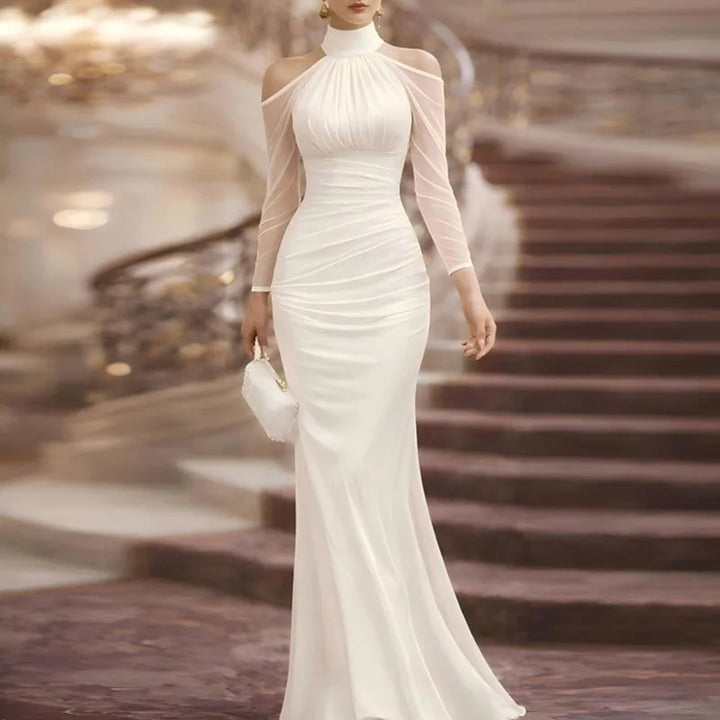 Natalie Off Shoulder Wedding Guest Dress