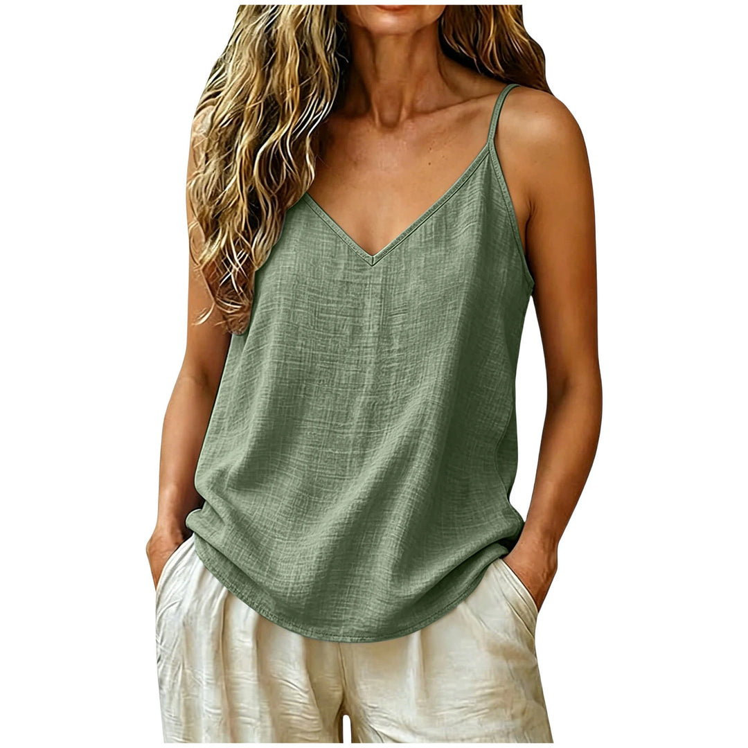 Aleigha Cotton Linen Camisole