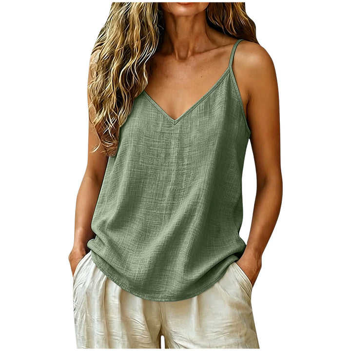Aleigha Cotton Linen Camisole