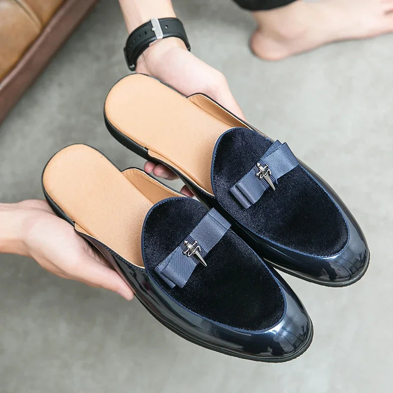 Bennett Comfortable Leather Mule Loafers