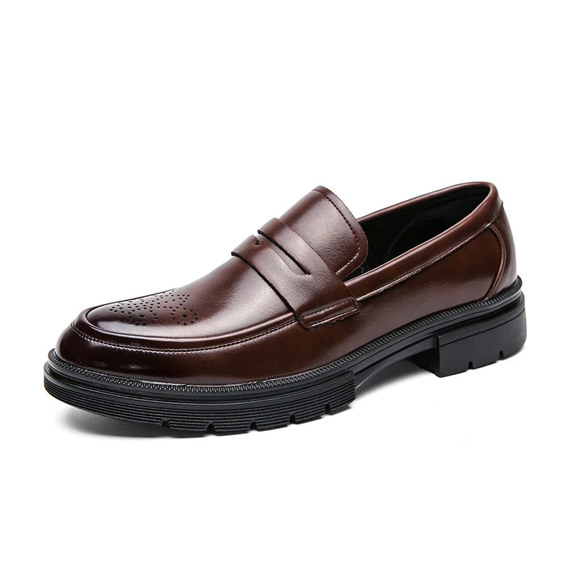 Archie Classic Leather Penny Loafers
