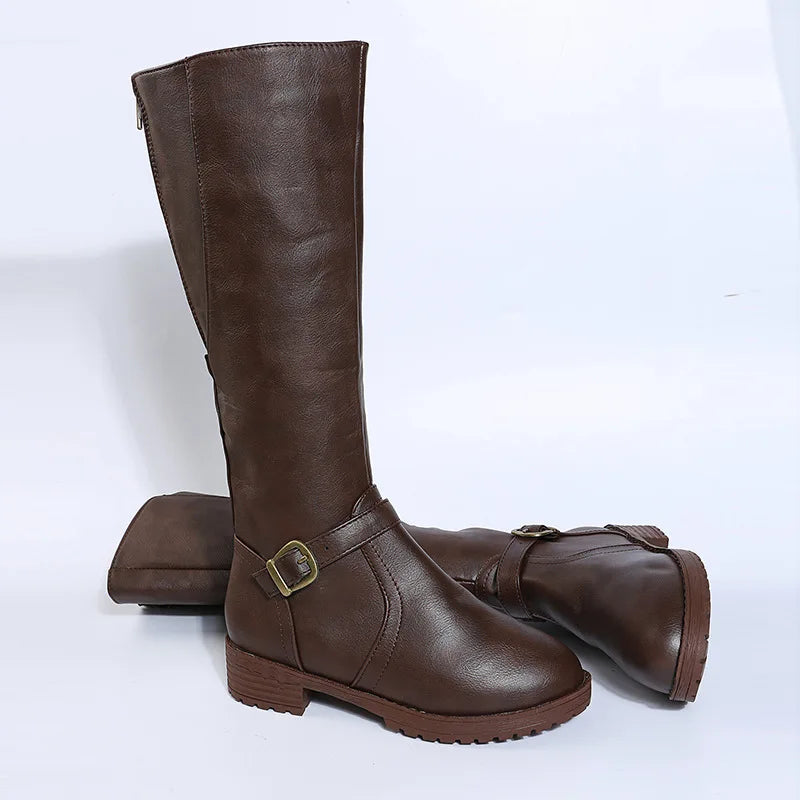 Elaine Side Zip Riding Boots