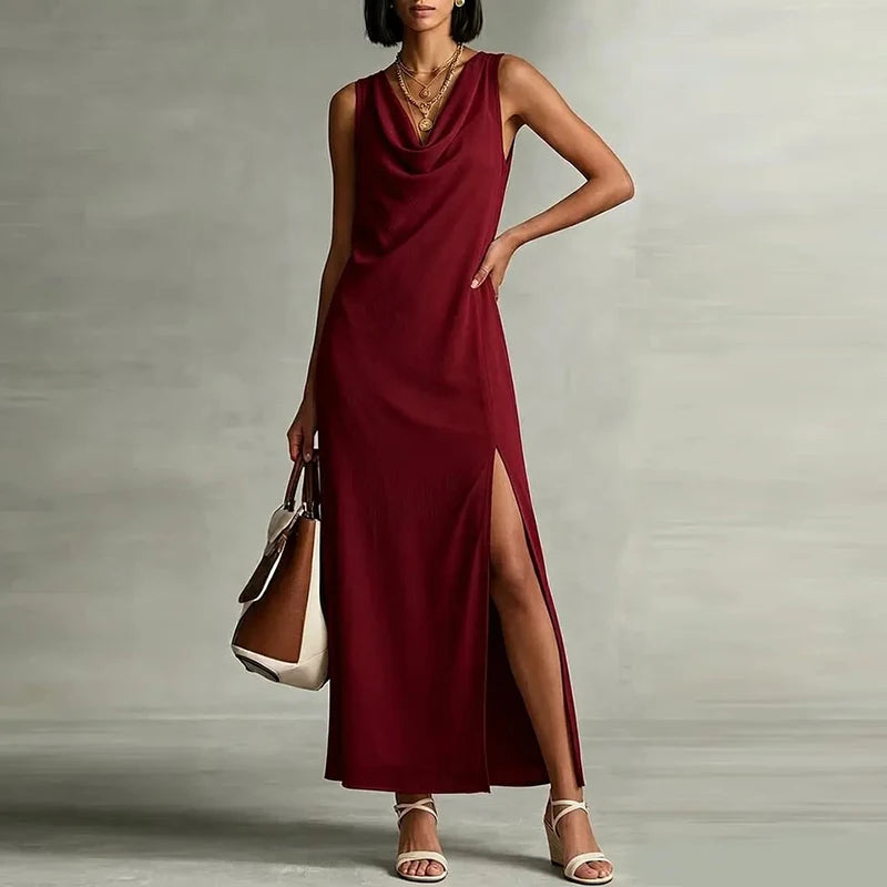 Naomi Side Slit Maxi Dress