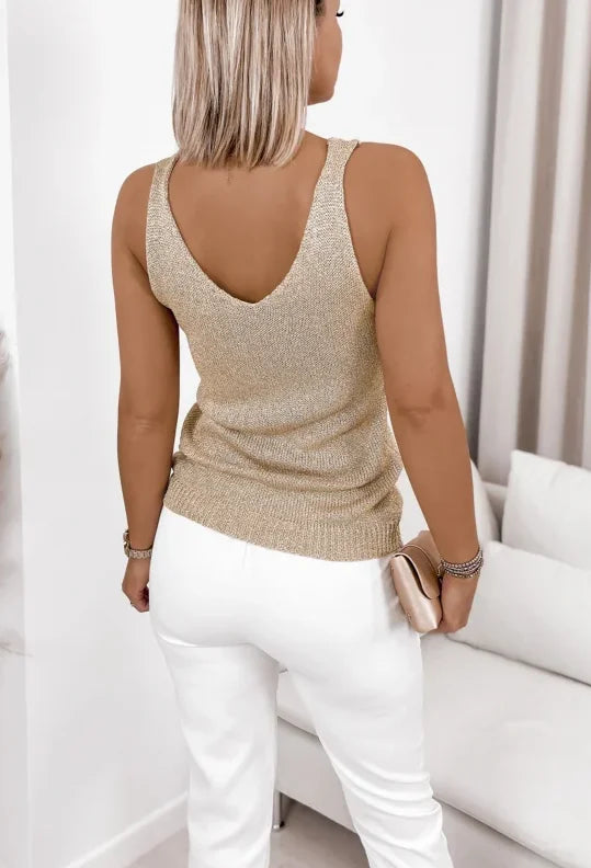 Monroe Sleeveless Knit Top
