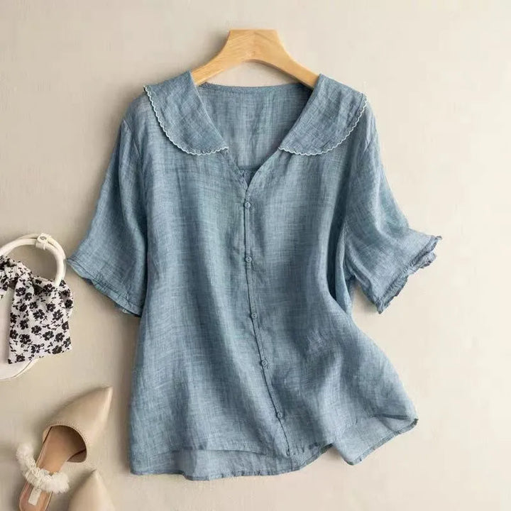 Vanessa Summer Linen Top