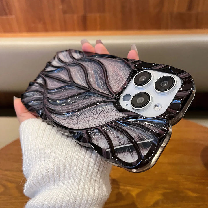 Aurora 3D Leaf Protective iPhone Case