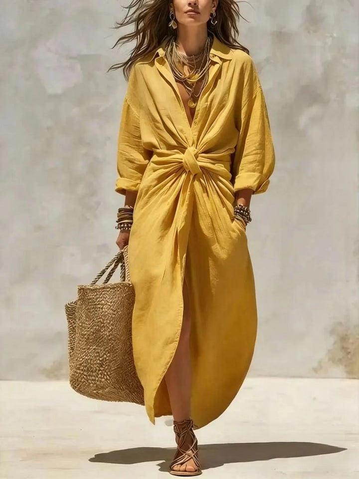 Noelle Relaxed Shirt Maxi Dress