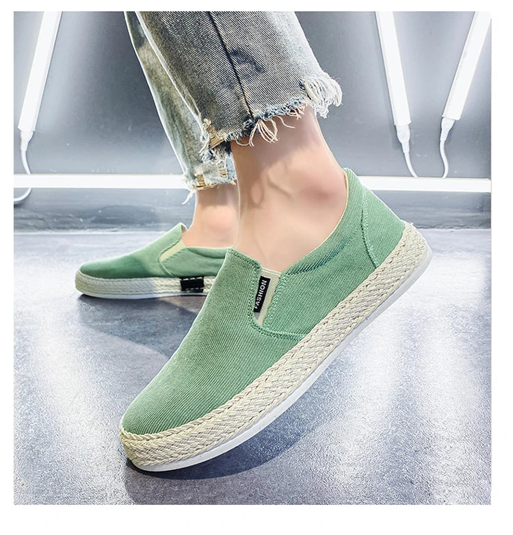 Jake Breathable Canvas Loafers