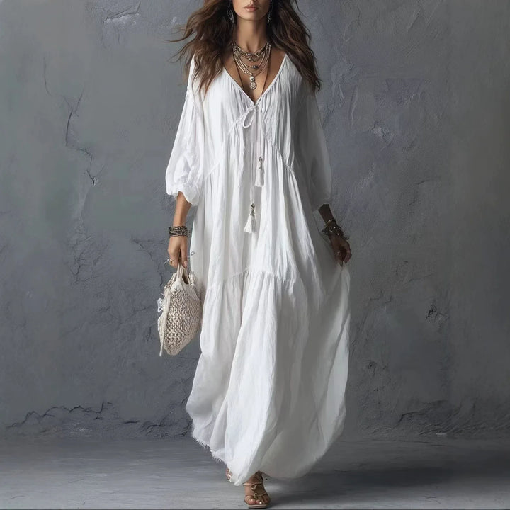 Krisalyn Tassel Tie Maxi Dress