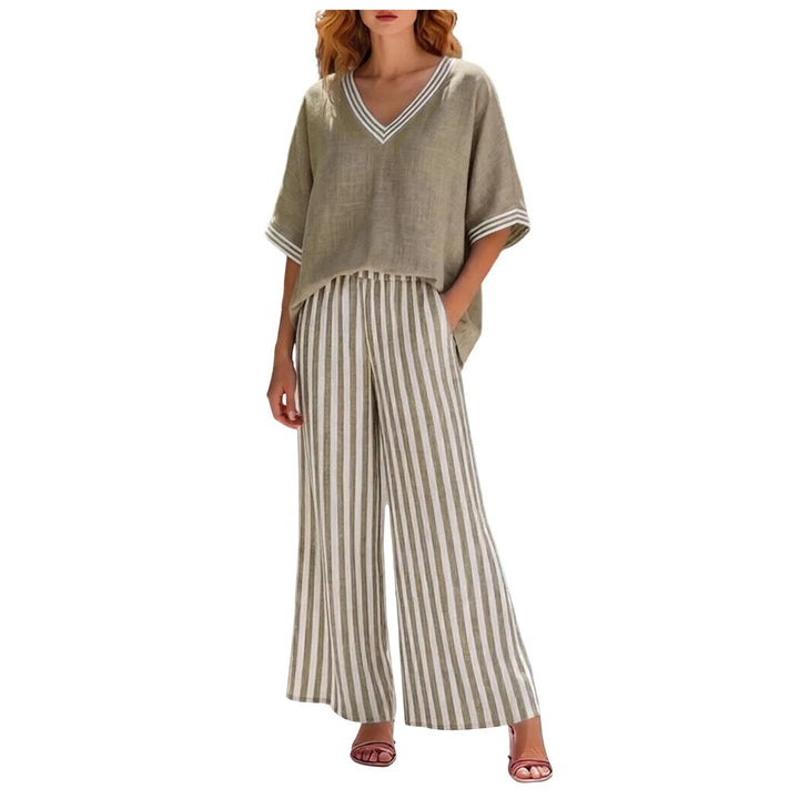 Mila Striped Two Piece Set