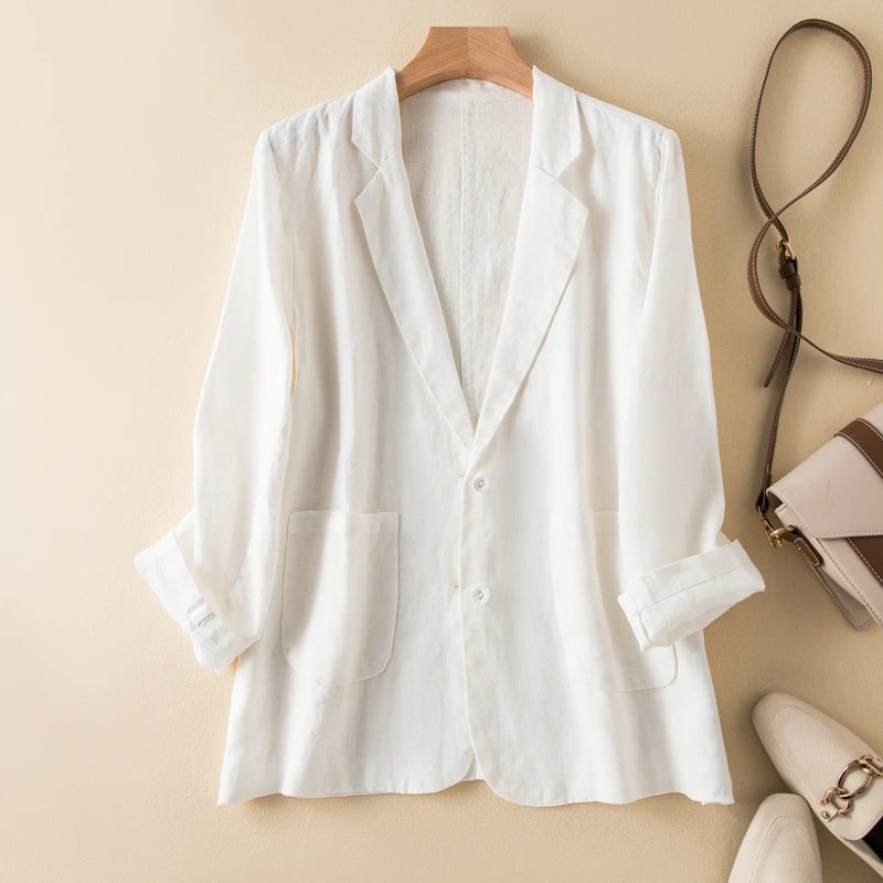 Sabrina Linen Summer Blazer