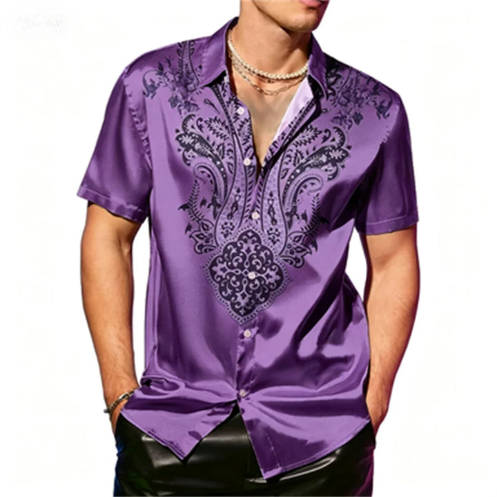 Colton Relaxed Fit Paisley Button Shirt