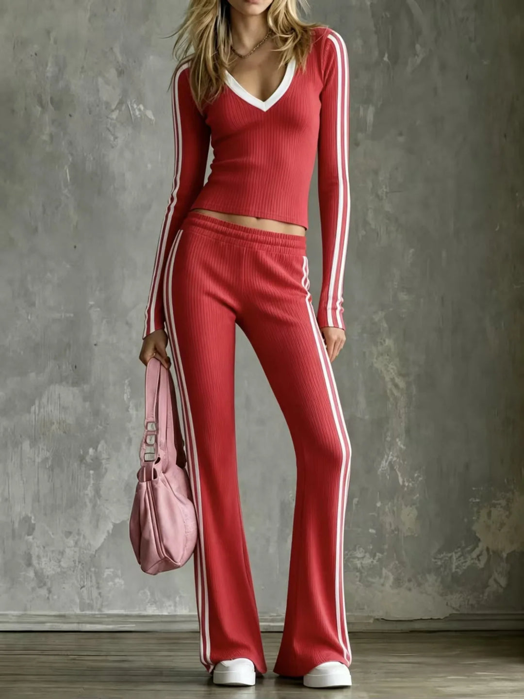 Briar Ribbed Knit Matching Set