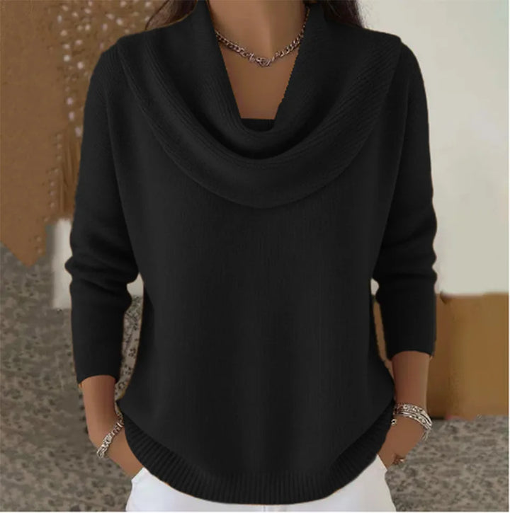 Lorelei Cowl Neck Knit Sweater