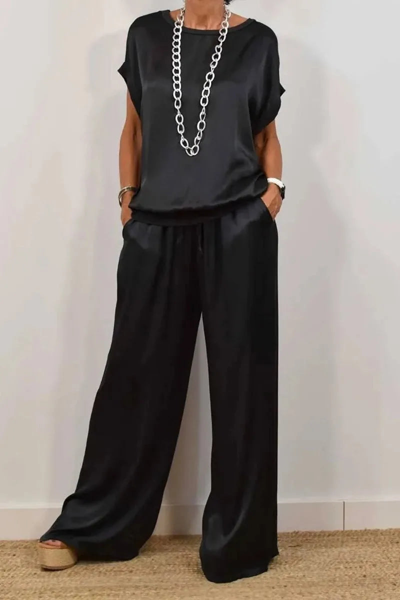 Amelie Silky Lounge Set