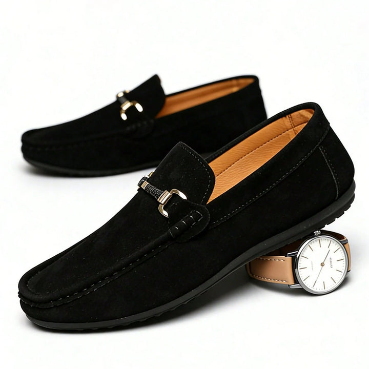 Davidson Suede Slip On Loafers