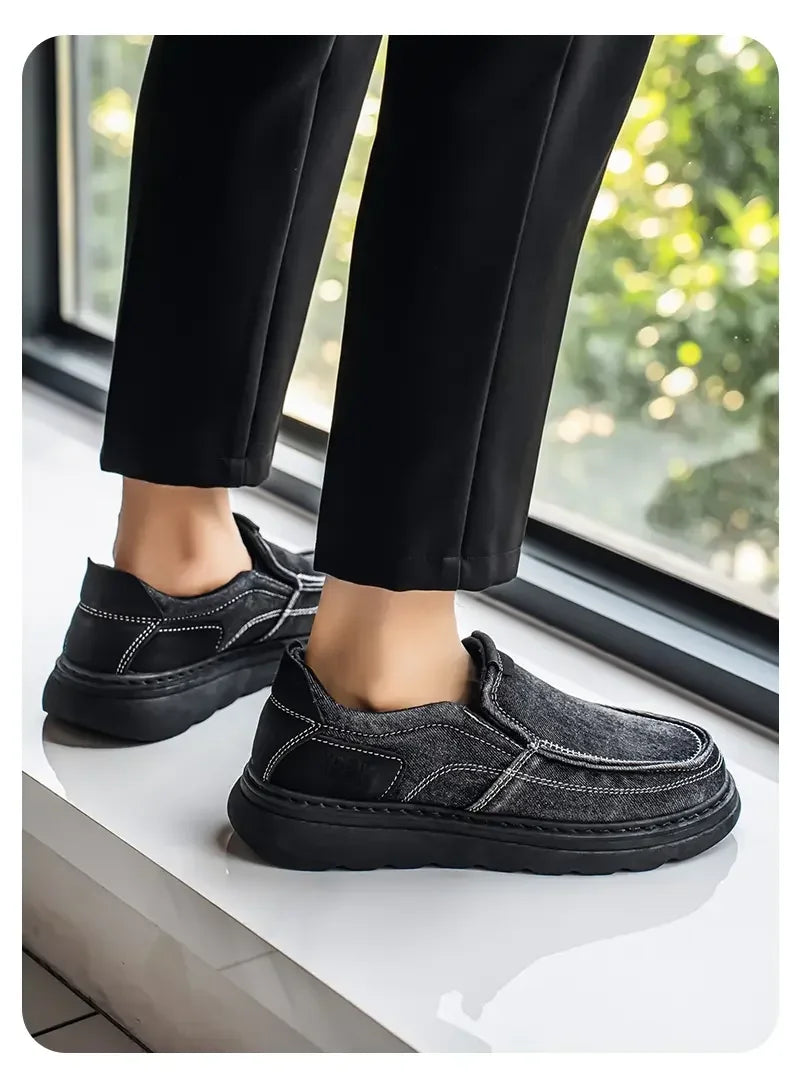 Bert Orthopedic Canvas Slip-On Loafers