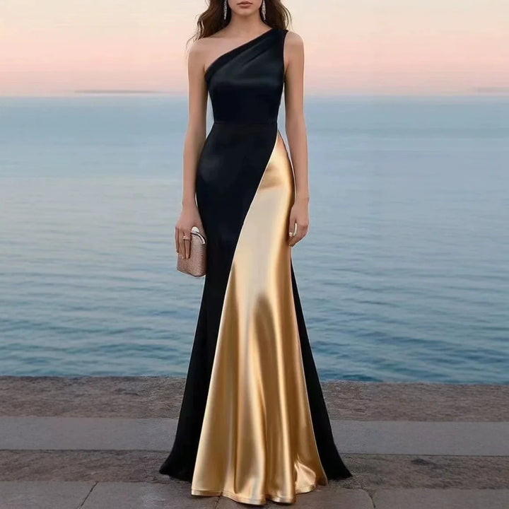 Monroe Satin Wedding Guest Dress