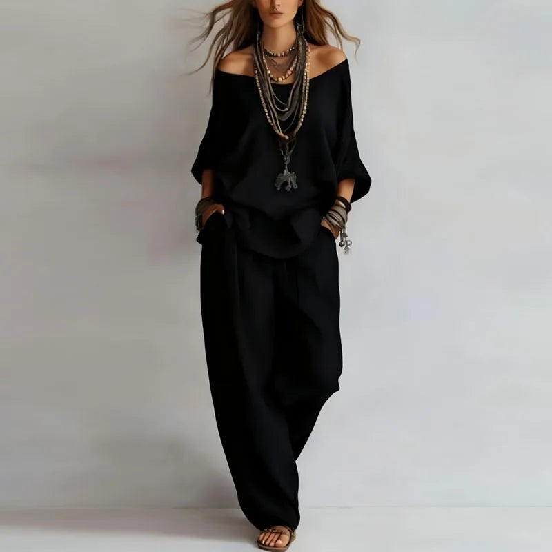 Paulina Off Shoulder Co-ord Set
