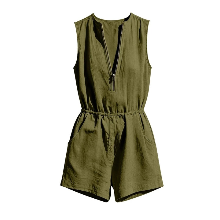 Bailey Relaxed Zip Front Romper