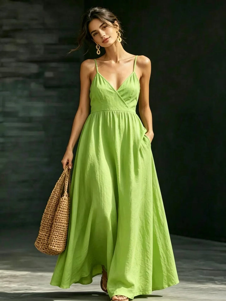 Isabelle Elegant Flowy Maxi Dress