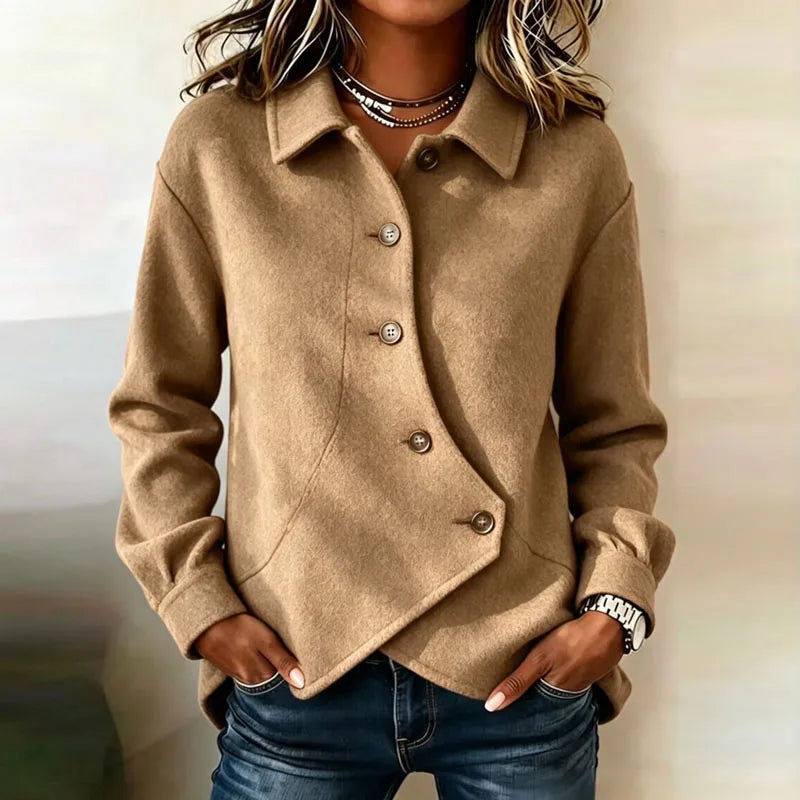 Tessa Velvet Button Jacket