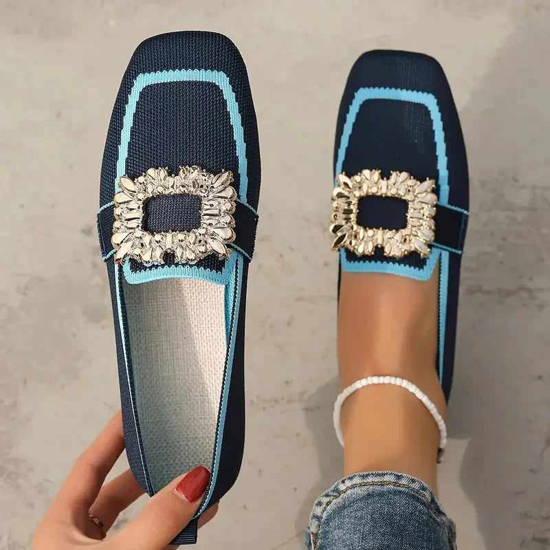 Siena Breathable Knit Slip On Loafers