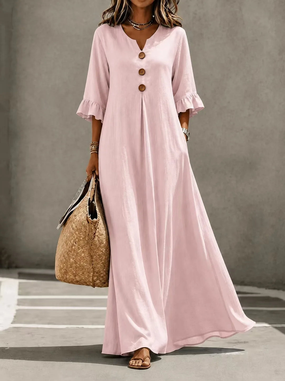 Naomi Relaxed Pocket Maxi Dress