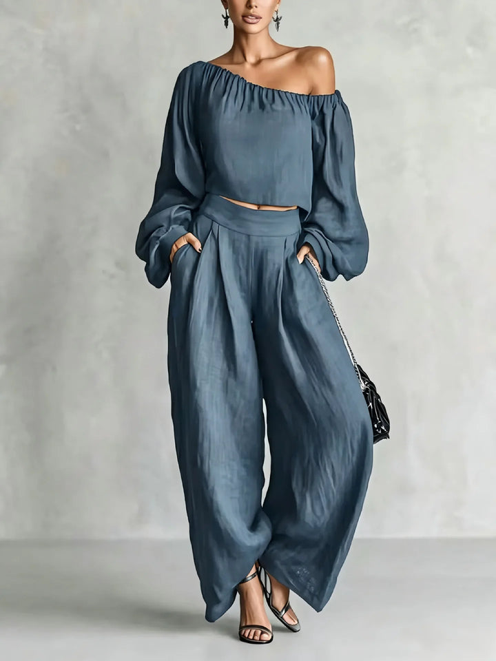 Lyra Off Shoulder Trouser Set