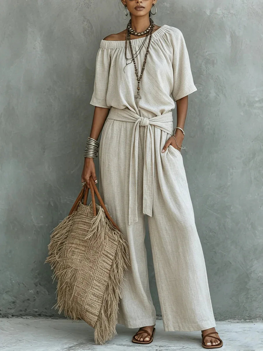 Madison Casual Wide Leg Jumpsuit